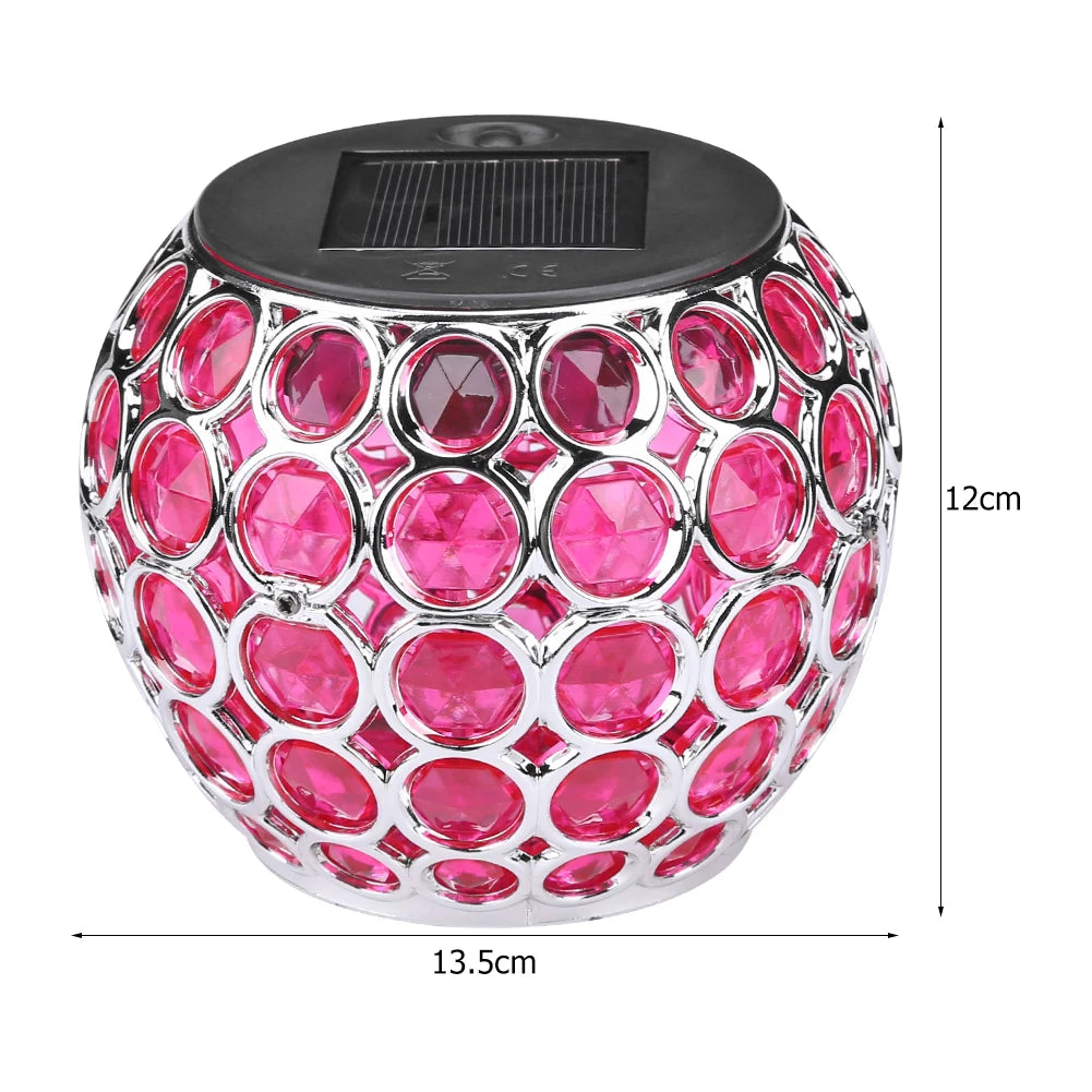 Solar LED Hollow Hanging Ball Light