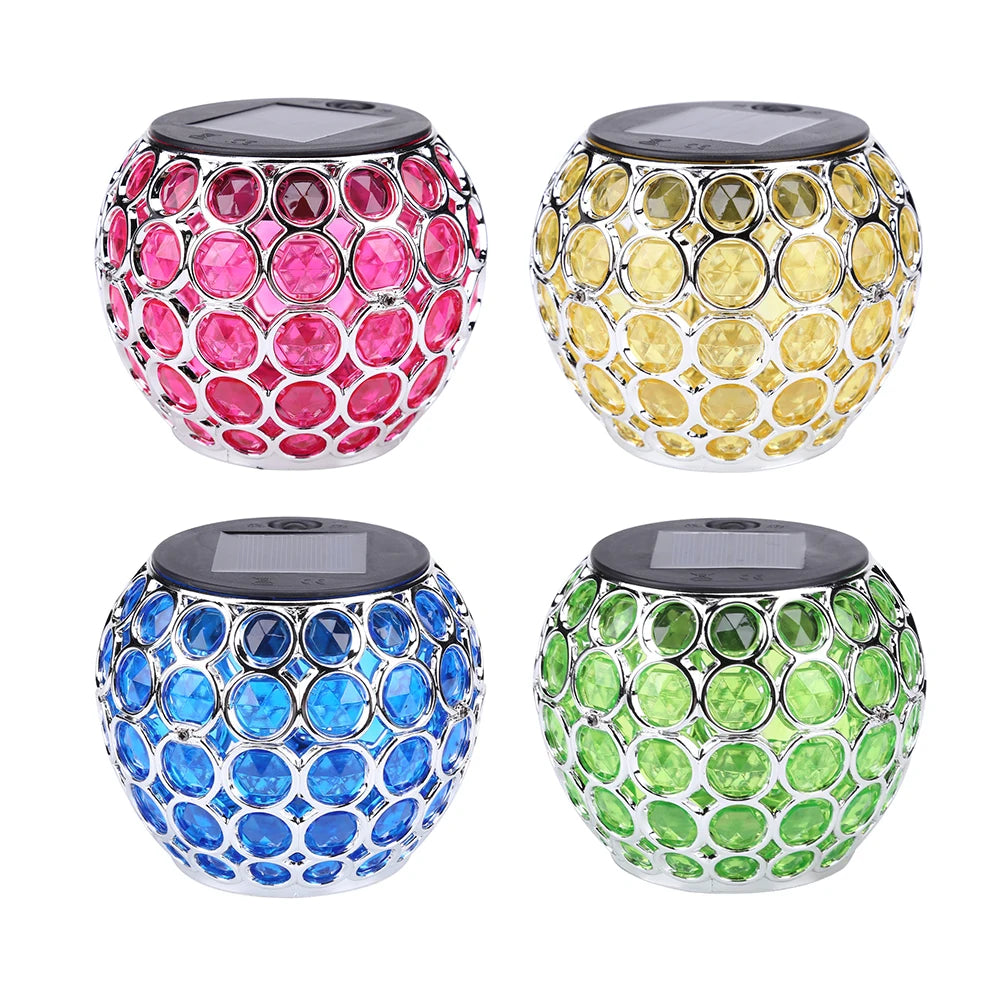 Solar LED Hollow Hanging Ball Light