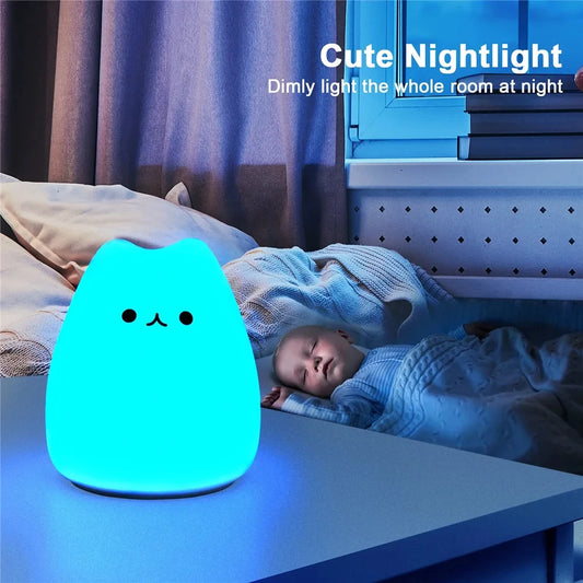 Cute Cat Night Light