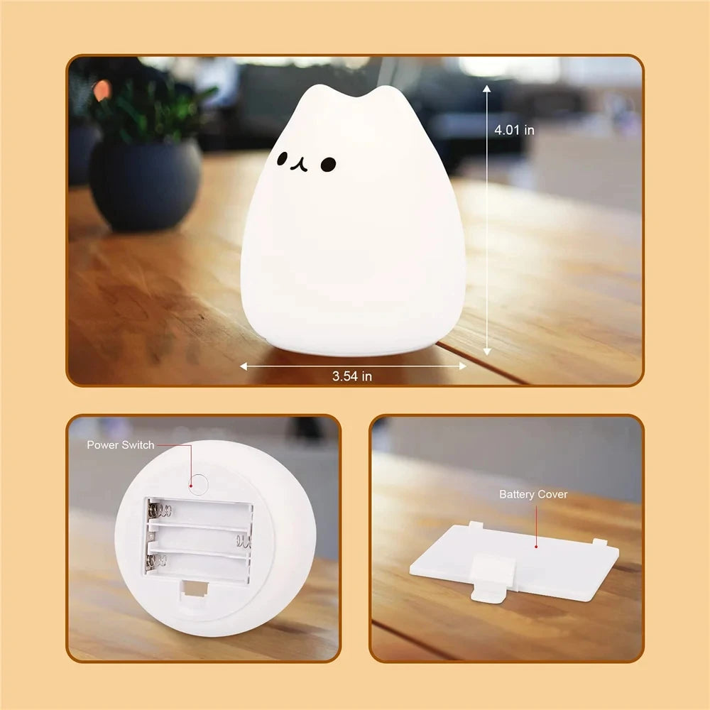 Cute Cat Night Light